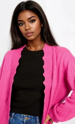 Little Mistress Knitwear<Knit Scallop Cardigan