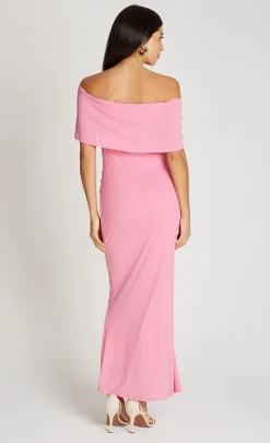 Little Mistress Dresses | Knitwear<Light Knit Bardot Midaxi Dress