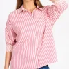 Little Mistress Office Fashion | Summer / Holiday<Pink Stripe Shirt