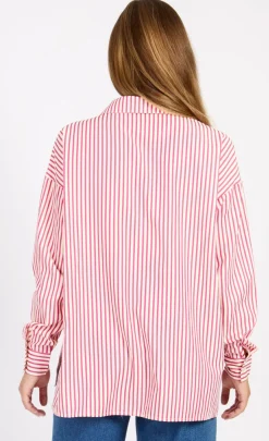 Little Mistress Office Fashion | Summer / Holiday<Pink Stripe Shirt