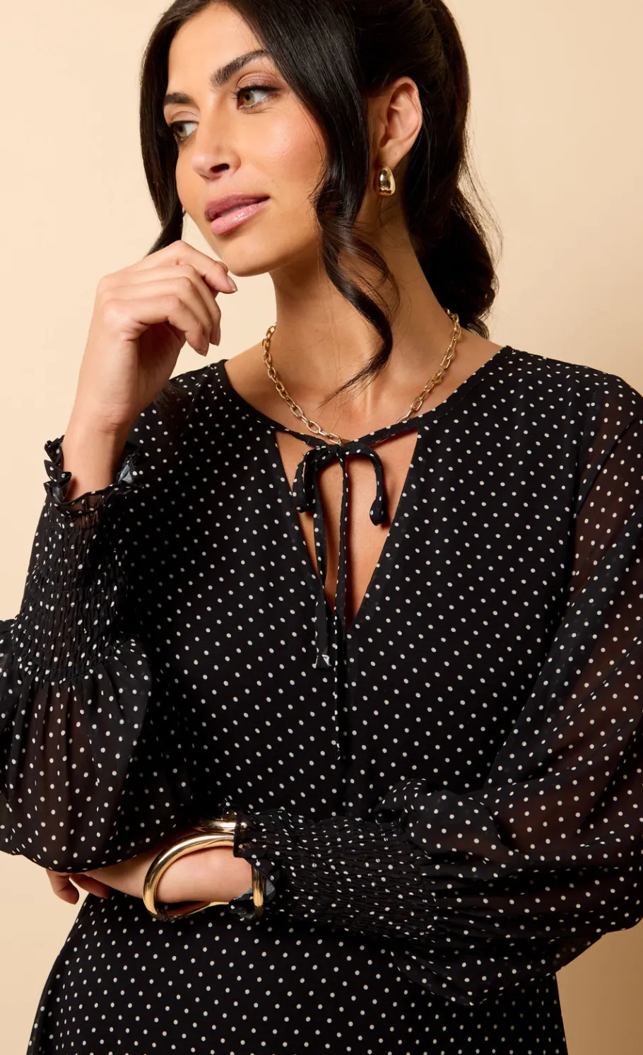 Little Mistress Dresses | Race Day Edit<Polka Dot Mini Dress by Vicky Pattison