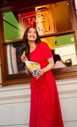 Little Mistress Dresses | Race Day Edit<Rosette Midaxi Dress by Vicky Pattison