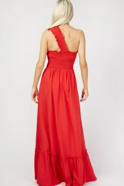 Little Mistress Race Day Edit<Shir One-Shoulder Maxi Dress