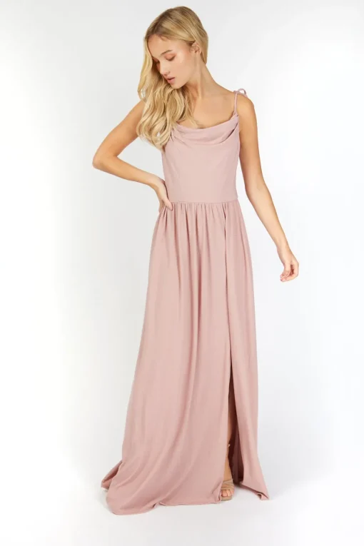 Little Mistress Dresses | Race Day Edit<Ruth Lurex Cowl Neck Maxi Dress