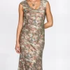 Little Mistress Dresses | Race Day Edit<Sage Blur Print Maxi Dress