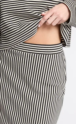 Little Mistress Co-Ords | Office Fashion<Stripe Midaxi Skirt