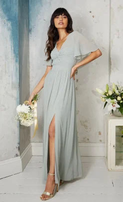 Little Mistress Dresses<Waterlily Knot Detail Maxi Dress