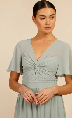 Little Mistress Dresses<Waterlily Knot Detail Maxi Dress