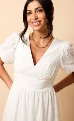 Little Mistress Dresses | Race Day Edit<Broderie Midi Dress by Vicky Pattison