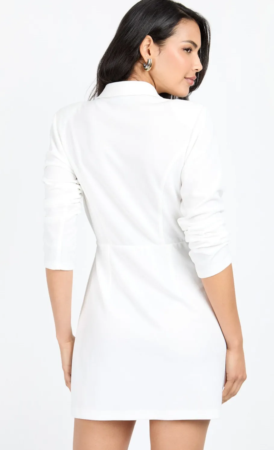 Little Mistress Chloe Lewis Collection | Dresses<Corsage Ruffle Blazer Mini Dress by Chloe Lewis