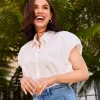 Little Mistress Vicky Pattison Collection | Summer / Holiday<Poplin Cotton Shirt by Vicky Pattison