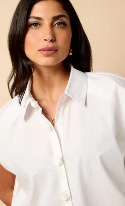 Little Mistress Vicky Pattison Collection | Summer / Holiday<Poplin Cotton Shirt by Vicky Pattison